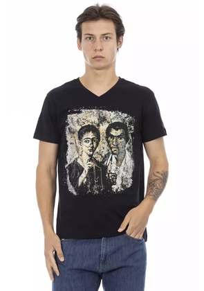 Trussardi Action Black Cotton Men's T-Shirt - M