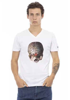 Trussardi Action White Cotton Men's T-Shirt - XXL