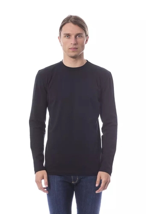 Verri Black Cotton Men T-Shirt - L