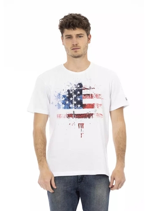 Trussardi Action White Cotton Men's T-Shirt - M