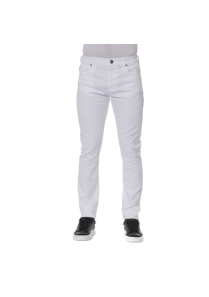 Trussardi Jeans White Cotton Men Jeans - W33