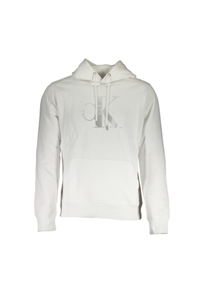 Calvin Klein White Cotton Men's Sweater - XXL