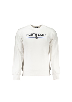 North Sails White Cotton Mens Sweatshirt - XL