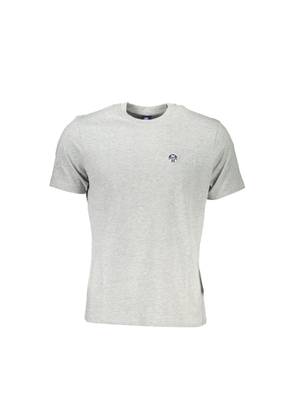 North Sails Grigio Cotton Mens T-Shirt - XL
