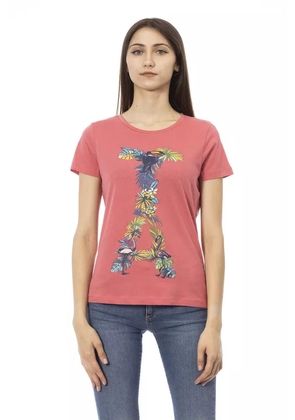 Trussardi Action Fuchsia Cotton Tops & T-Shirt - L