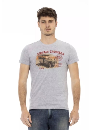 Trussardi Action Gray Cotton Men's T-Shirt - L
