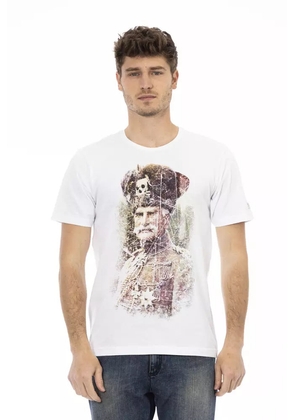 Trussardi Action White Cotton Men's T-Shirt - L