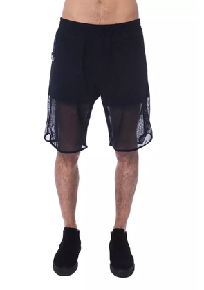 Nicolo Tonetto Black Polyester Men Short - S