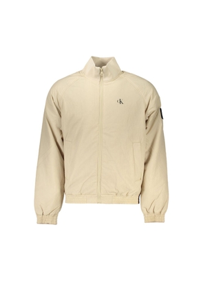 Calvin Klein Beige Polyamide Men Jacket - XXL