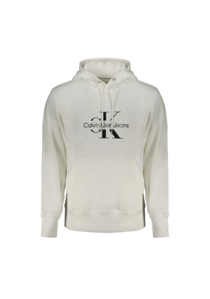 Calvin Klein White Cotton Men Sweater - XXL