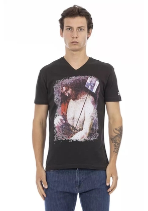 Trussardi Action Black Cotton Men's T-Shirt - M
