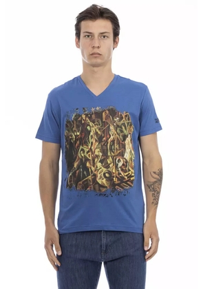 Trussardi Action Blue Cotton Men's T-Shirt - M