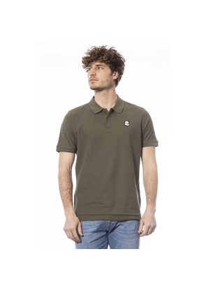 Invicta Green Cotton Men Polo Shirt - M