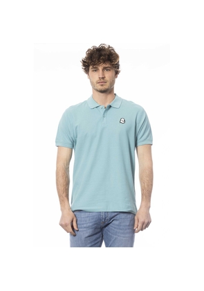 Invicta Light Blue Cotton Men Polo Shirt - M