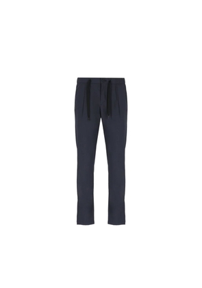 Herno Blue Elastane Casual Pants - L