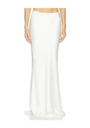 Bananhot Nona Skirt in White. Size L. Also in S, XS, M, XL.