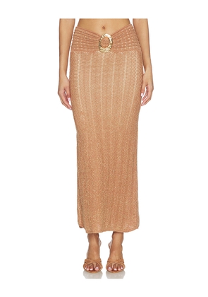 Capittana Luli Skirt in Tan. Size M/L. Also in XS/S.