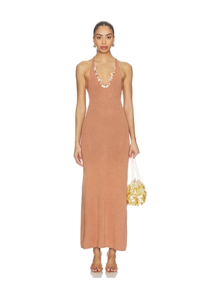 Capittana Ignacia Dress in Brown. Size M/L. Also in XS/S.