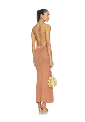 Capittana Ignacia Dress in Brown. Size M/L. Also in XS/S.