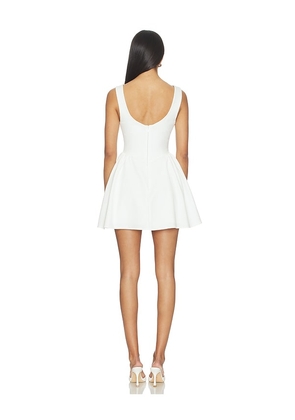 ALL THE WAYS Julie Mini Dress in White. Size L. Also in XS, S.