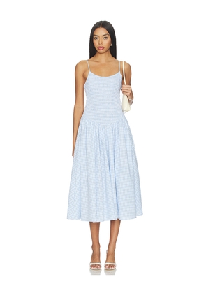 Elodie the Label x REVOLVE Ives Dress in Baby Blue. Size L. Also in XS, S, M.