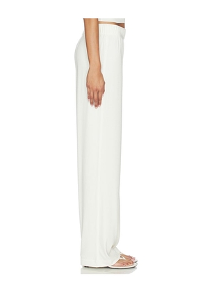 Eterne Lounge Pant in Cream. Size L. Also in XS, S, M, XL.