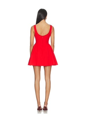 ALL THE WAYS Julie Mini Dress in Red. Size L. Also in XXS, XS, S, M, XL.