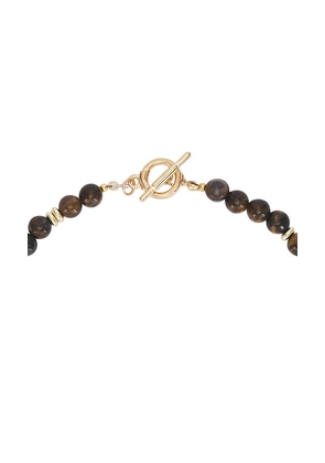 Amber Sceats Balos Necklace in Brown.