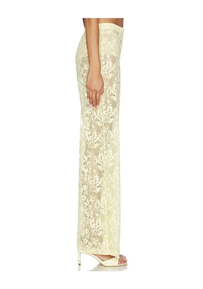 Amanda Uprichard Mariko Pants in Yellow. Size L. Also in M.