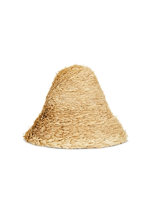 Janessa Leone Gabi Bucket Hat in Beige. Size L. Also in M, S.