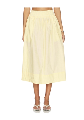 Juillet Liv Skirt in Yellow. Size M. Also in S, XL.