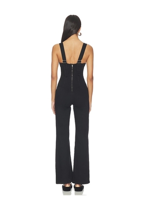Free People x We The Free Suns Out Bootcut Jumpsuit in Black. Size XS. Also in S, M, L, XL.