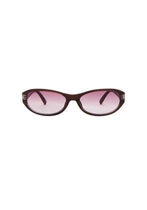Le Specs Don't Cha Sunglasses in Brown.