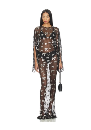 Norma Kamali Reverse Obie Gown With Long Sleeve in Black. Size L. Also in M, S, XS, XXS.