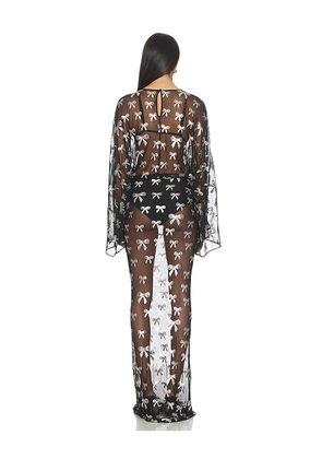 Norma Kamali Reverse Obie Gown With Long Sleeve in Black. Size L. Also in XXS, XS, S, M.