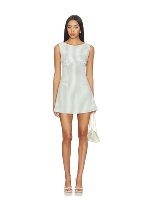 MORE TO COME Maree Mini Dress in Green. Size L. Also in M, S, XL, XS, XXS.