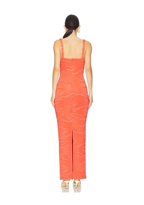 superdown Ezra Maxi Dress in Orange. Size S. Also in XXS, XS, M, L.