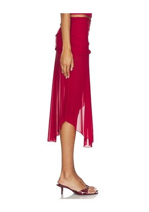 Tiger Mist Mariana Skirt in Red. Size S. Also in XL.
