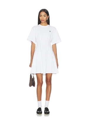 Polo Ralph Lauren Jersey Short Sleeve T-shirt Dress in White. Size L. Also in XL.