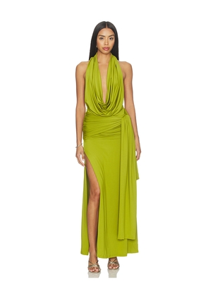 superdown Arwen Maxi Dress in Green. Size L. Also in M, S, XL, XS, XXS.