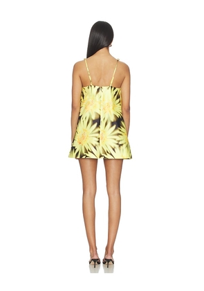 The Wolf Gang Palma Mini Dress in Yellow. Size L. Also in XS, S, M.
