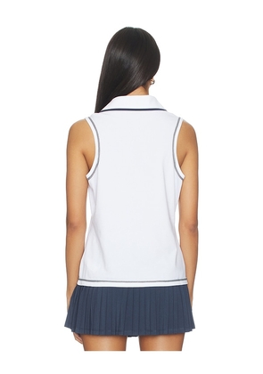 Varley Cammie Performance Tank Top in White. Size L. Also in XS, S, M.