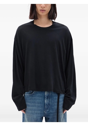 Ann Demeulemeester Emil tie-detail T-shirt - Black