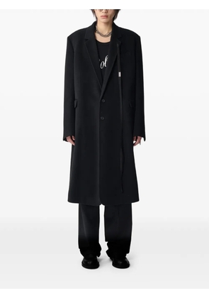 Ann Demeulemeester button-fastening coat - Black
