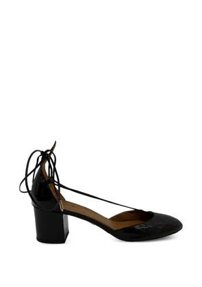 Aquazzura Alexa patent leather pumps - Black