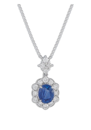 LB Exclusive sapphire and diamond necklace - Silver