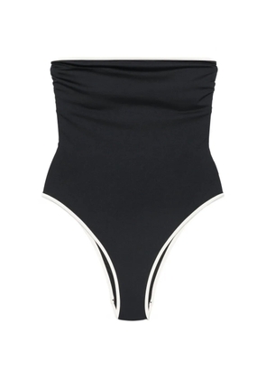 MC2 Saint Barth Khyra String ruched swimsuit - Black