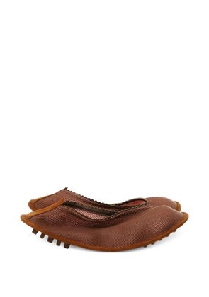 Kiko Kostadinov Ramberg Mesh Slip - Brown