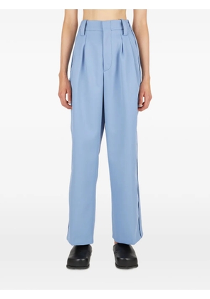MERYLL ROGGE pleats belt loops trousers - Blue