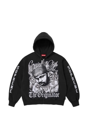 Supreme DJ Screw zip-up hoodie - Black